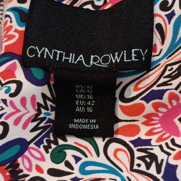 Cynthia Rowley Colorful Floral Design Dress - Picture 8 of 10